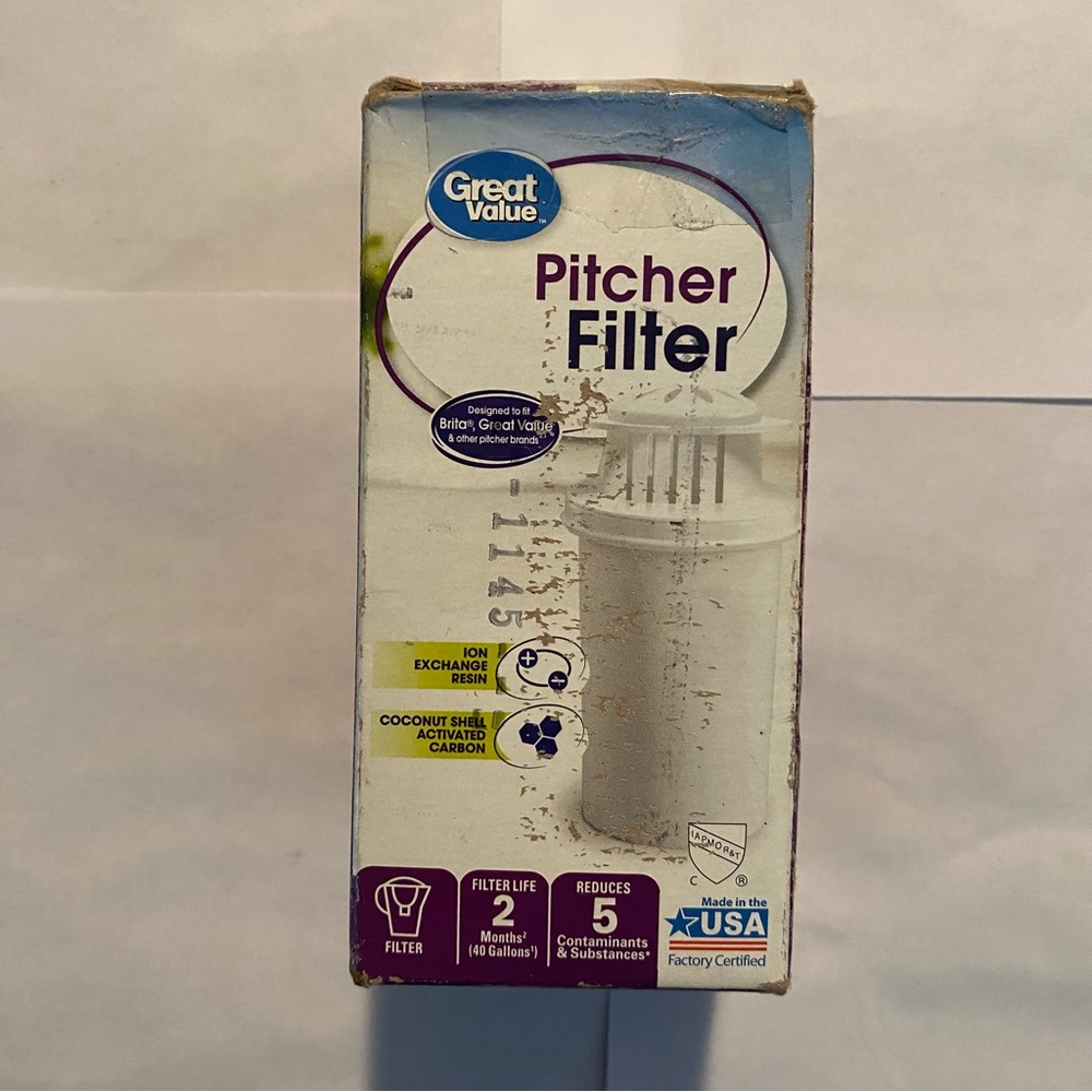 Great Value Pitcher Filter